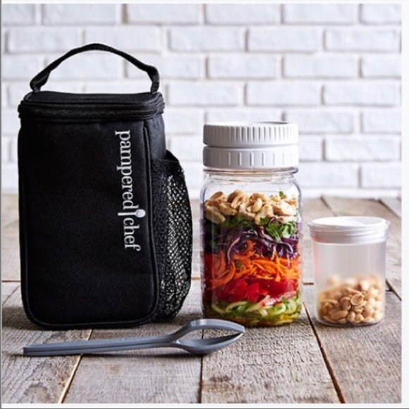 Pampered Chef Kitchen Pampered Chef Make And Take Salad Jar And